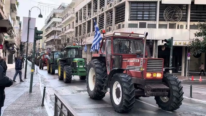 Ξανά στους δρόμους οι αγρότες της Λάρισας